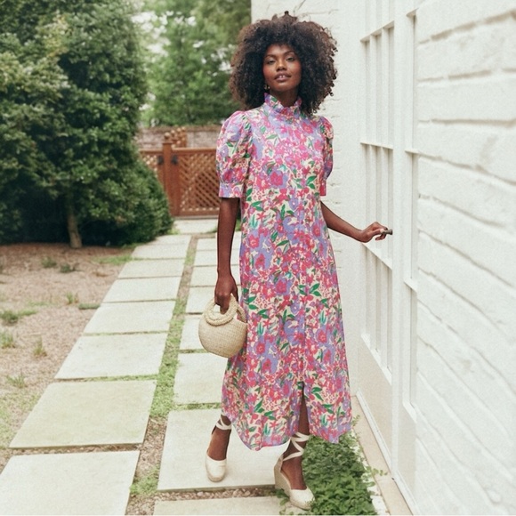hyacinth house brown textured trisha shirt dress Cedar City Maxi Dress in Dark Chocolate